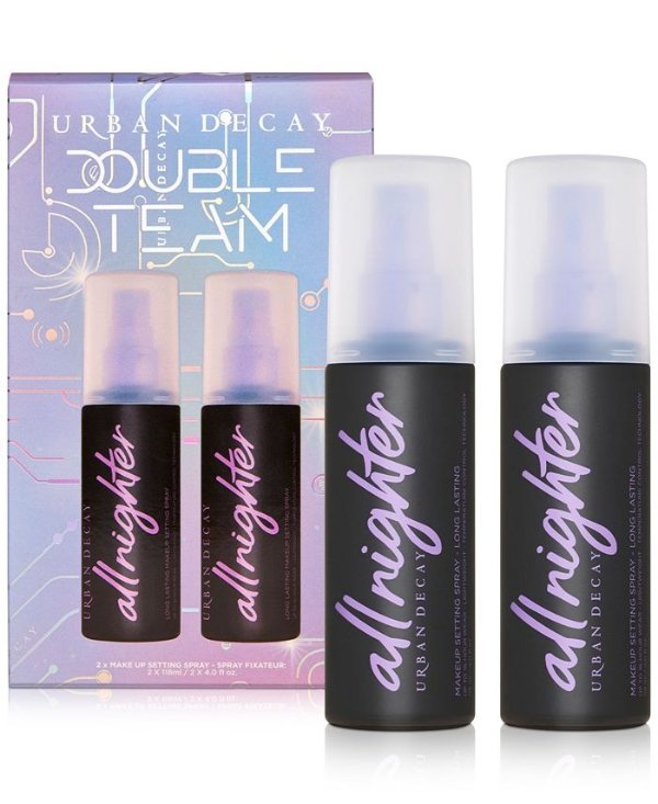 2-Pc. Double Team All Nighter Setting Spray Set