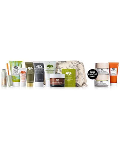 Receive a FREE 10pc beauty gift with $75 Origins Purchase (A $100 Value)!