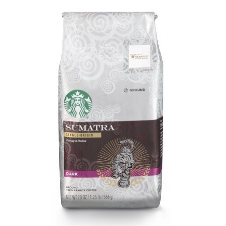 Sumatra Dark Roast Ground Coffee, 20-Ounce Bag