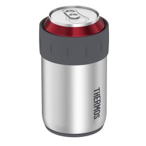 Thermos Stainless Steel Beverage Can Insulator for 12 Ounce Can