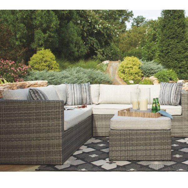 Peckham Park 4-Piece Outdoor Sectional Set