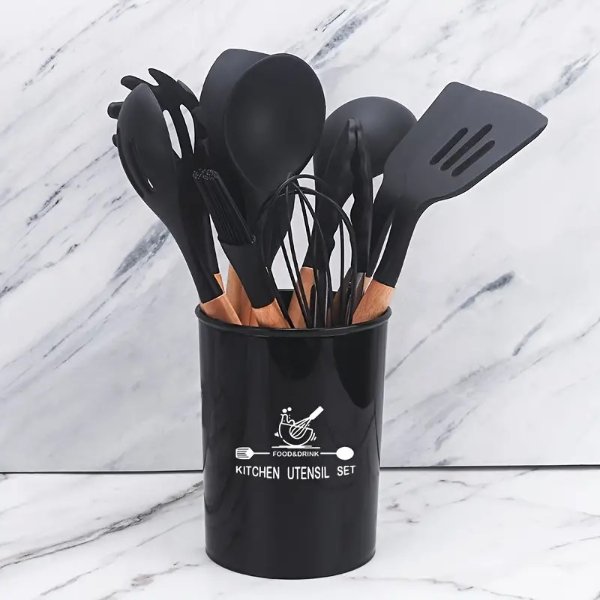 12pcs Silicone Kitchenware Set Cooking Baking Set | Don't Miss These Great Deals | Temu