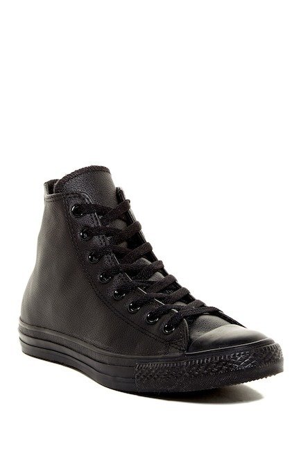 Chuck Taylor All Star Leather High Top Sneaker (Unisex)