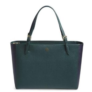 Tory Burch 'York' Colorblock Buckle Tote @ Nordstrom