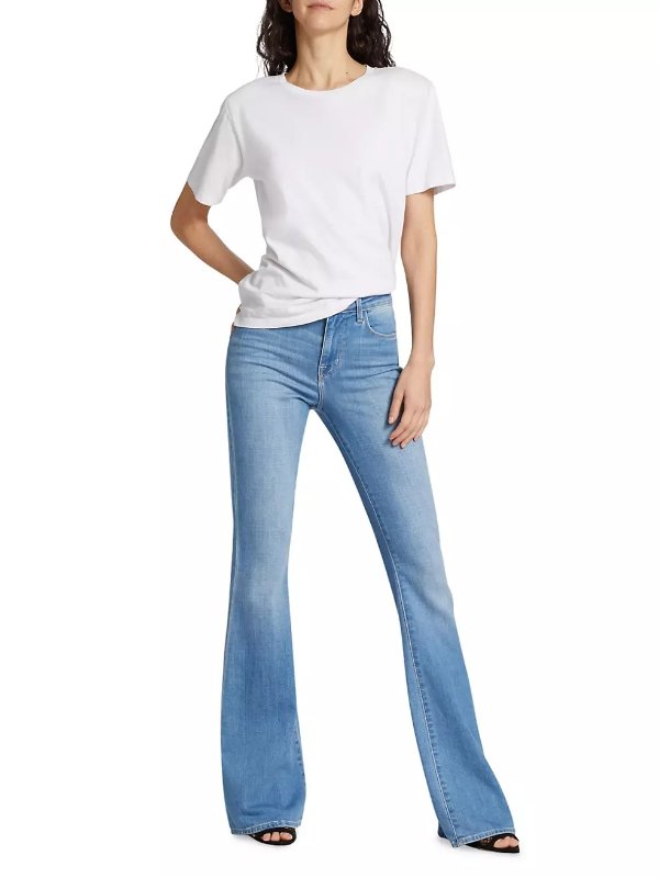 Bell High-Rise Flared Jeans