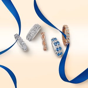 Blue Nile 年末促销 珠宝首饰特卖 $300收彩宝手链