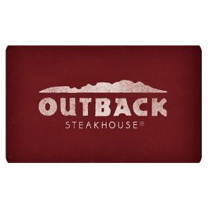 Outback Steakhouse $25电子礼卡限时优惠