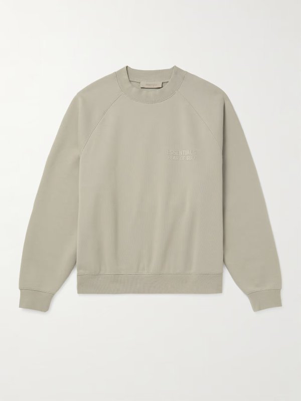 Logo-Appliqued Cotton-Blend Jersey Sweatshirt