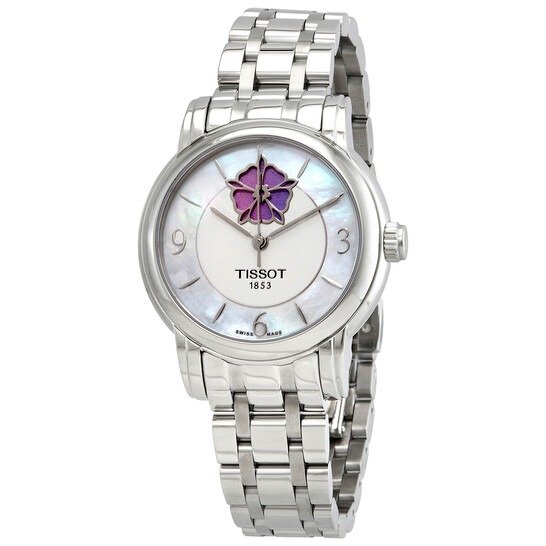Lady Heart Automatic White Mother of Pearl Dial Ladies Watch T050.207.11.117.05