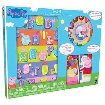 3-in-1 Peppa Pig Wood Activity Center