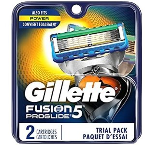 Gillette Fusion5 ProGlide 男士剃须刀替换刀头 2个