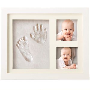 Ending Soon: Amazon Bubzi Co Baby Handprint Kit & Footprint Photo Frame