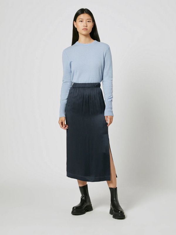 Vivianne Silk Satin Skirt