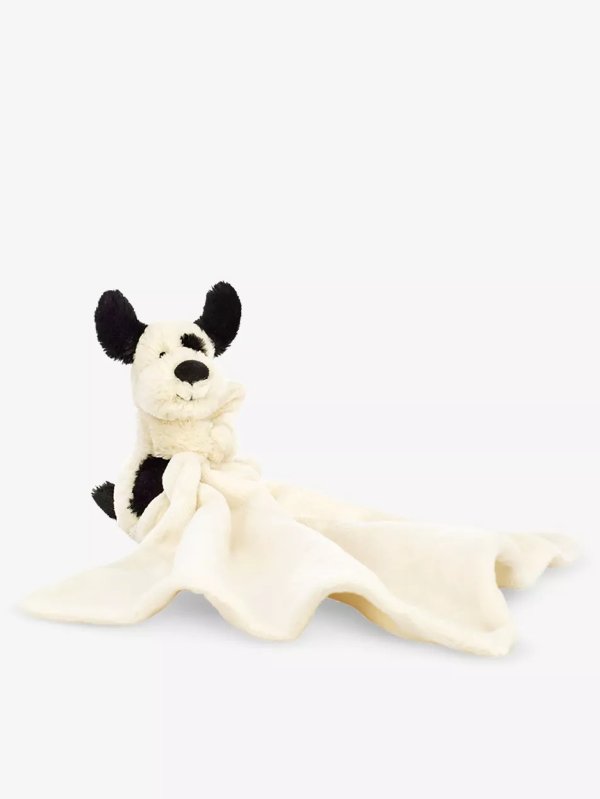 Bashful Puppy faux-fur soother 34cm