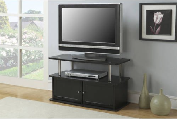 Designs2Go" 带两个橱柜的电视柜，适用于最大 42" 的电视，浓缩咖啡