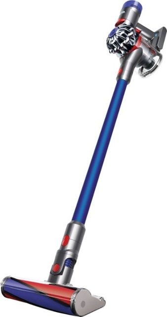 - V7 Fluffy Hardwood Cord-Free Stick Vacuum - Iron/Blue