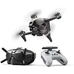 FPV Combo with Motion Controller - First-Person View Drone Quadcopter UAV with 4K Camera, S Flight Mode, Super-Wide 150° FOV, HD Low-Latency Transmission, Emergency Brake and Hover, Gray