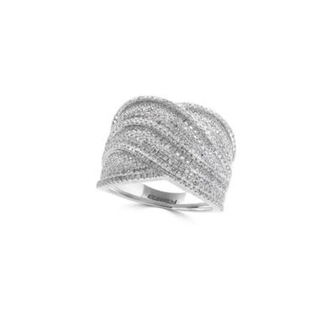 EffyDiamond & Sterling Silver Ring