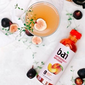 Bai Panama Peach Antioxidant Infused Beverage 18 Fluid Ounce Bottles 12 count