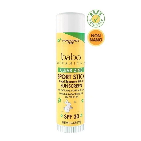 Clear Zinc Sunscreen Stick SPF 30 - Fragrance Free - 0.6 oz.