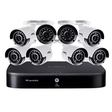 Lorex 16 Channel 4K DVR with 2TB HDD and 8 x 4K Cameras with Voice Control Features - Sam's Club