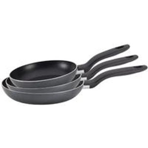 t Seller! T-fal Specialty Nonstick Cookware Set, 3-Piece, Gray, A857S3