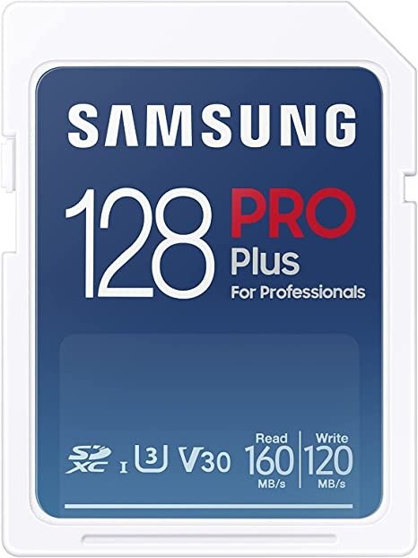 PRO Plus Full Size SDXC Card 128GB, (MB-SD128K/AM, 2021)
