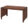 APPLARO Drop-leaf table, outdoor - brown stained brown - IKEA