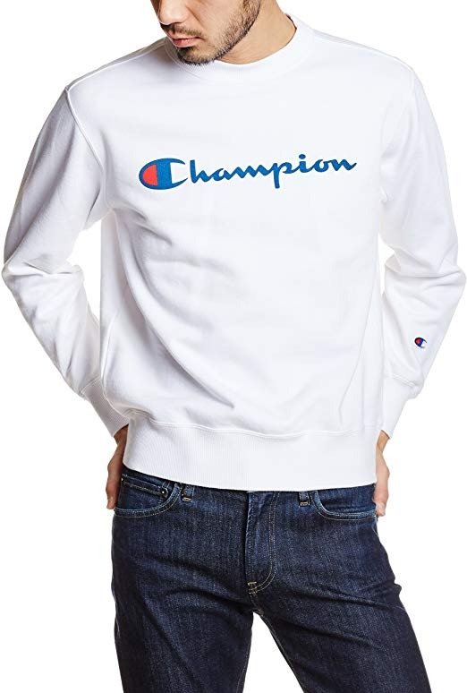 [チャンピオン] スクリプトロゴクルーネックスウェットシャツ ベーシック C3-H004 メンズ