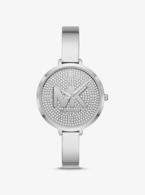 Charley Pave Silver-Tone Watch