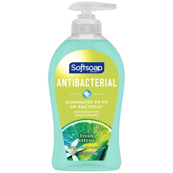 Antibacterial Liquid Hand Soap Pump Fresh Citrus