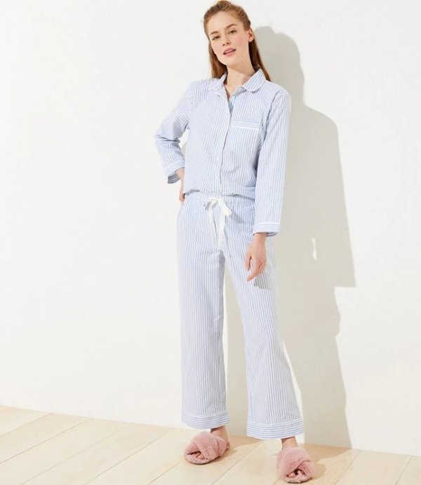 Shimmer Stripe Pajama Pants | LOFT