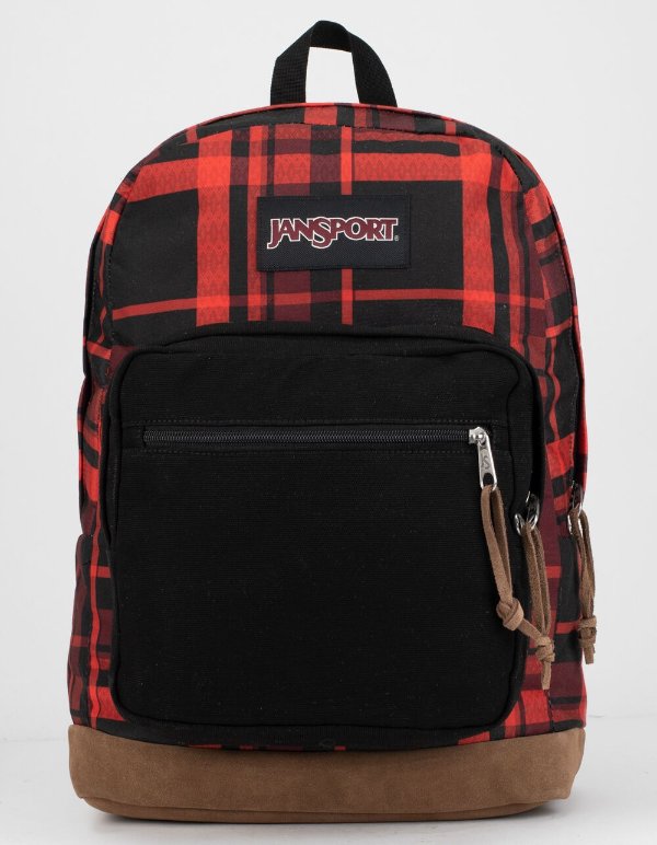 Right Pack Expressions Red Diamond Plaid Backpack