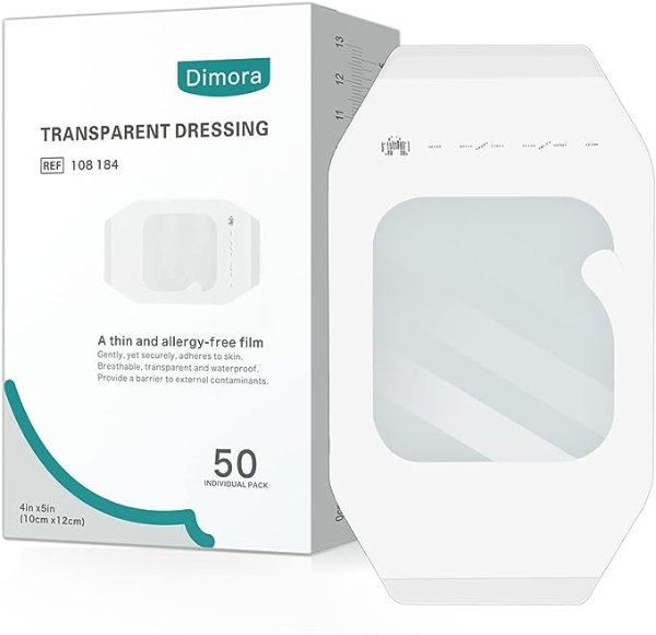 50 Packs Transparent Dressing