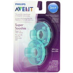Philips Avent BPA Free Soothie Pacifier, 3+ Months,2 Count