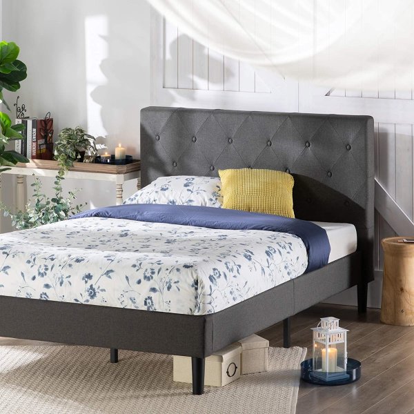 ZINUS Shalini Upholstered Platform Bed Frame Full