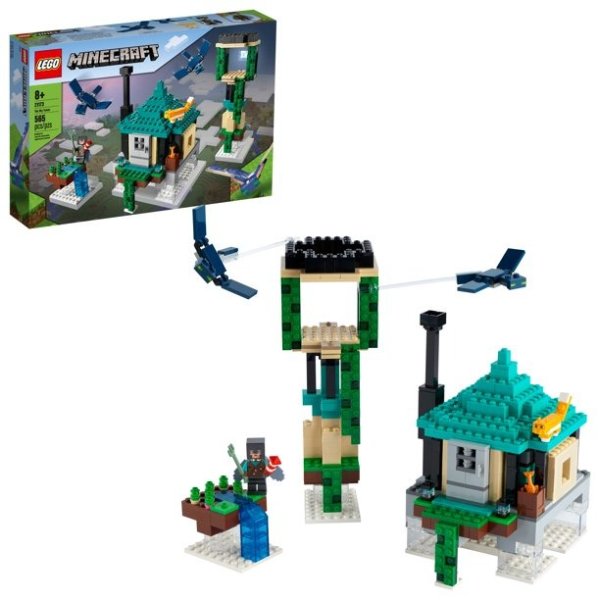 Minecraft The Sky Tower 21173 Fun Floating Islands Building Toy (565 Pieces)