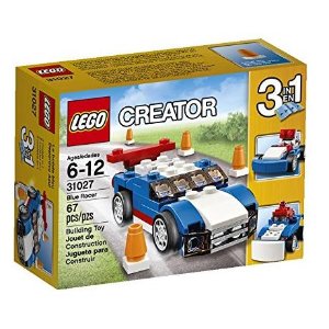 LEGO 蓝色赛车拼装玩具