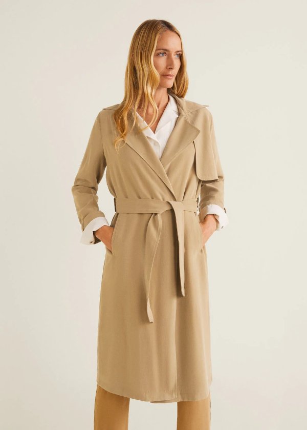 Classic trench with bows - Women | OUTLET USA