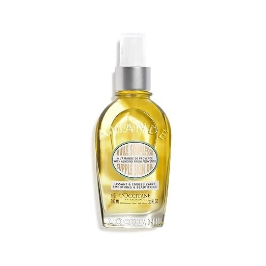 Almond Supple Skin Oil 3.3 Fl. Oz.: Improve Appearance of Stretch Marks, Soften Skin, Velvety, Firmer-Looking Skin, Irresistible Aroma