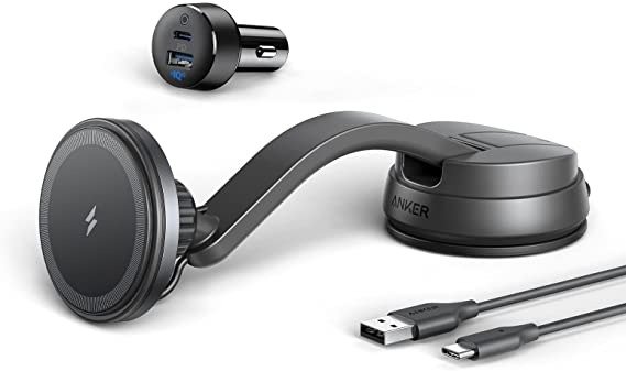 613 Car Charging Mount with 2-Port USB Car Charger