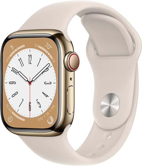 史低价：Apple Watch Series 8 GPS + Cellular 41mm M/L 不锈钢表壳 