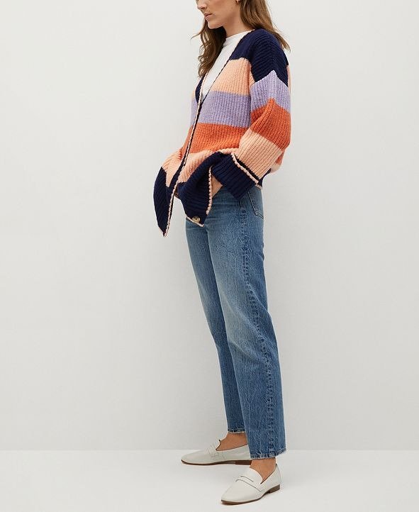 Women's Multi-Color Knit Cardigan