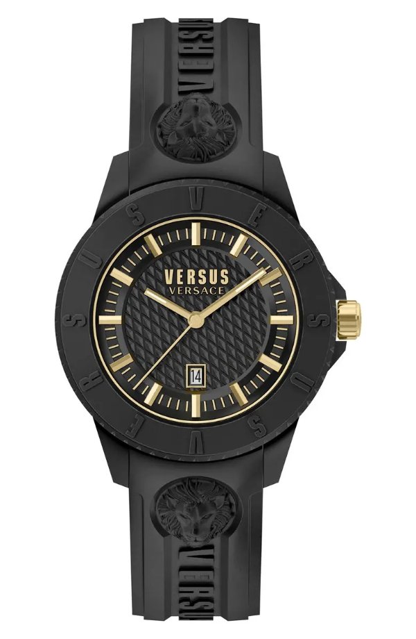 Men's Tokyo R Silicone Strap Watch, 43mm x 10.5mm