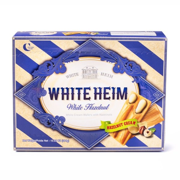 Crown White Heim White Cream Wafers with Hazelnuts 284 g