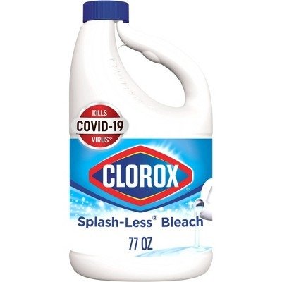 Splash-Less Liquid Bleach - Regular - 77oz