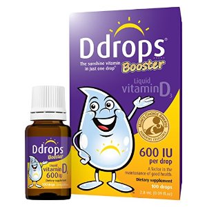 Ddrops 宝宝维生素D3滴剂 600 IU 100滴(2.8ml)