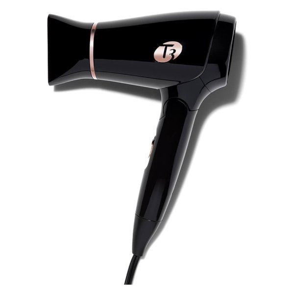 Featherweight Compact Hairdryer - Black Rose Gold - US