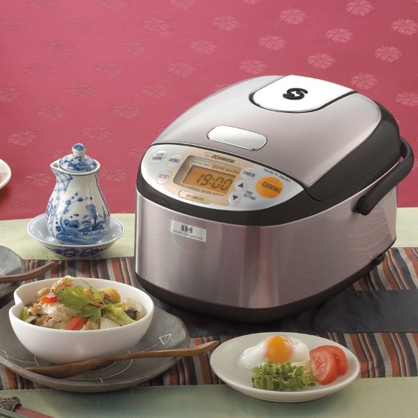 NP-GBC05XT Induction Heating System Rice Cooker and Warmer, 0.54 L, Stainless Dark Brown