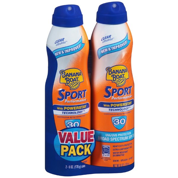 Sport Performance Continuous Spray Sunscreen, SPF 30